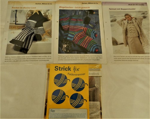 Strickanleitungen 3x burda - strickanleitungen,,